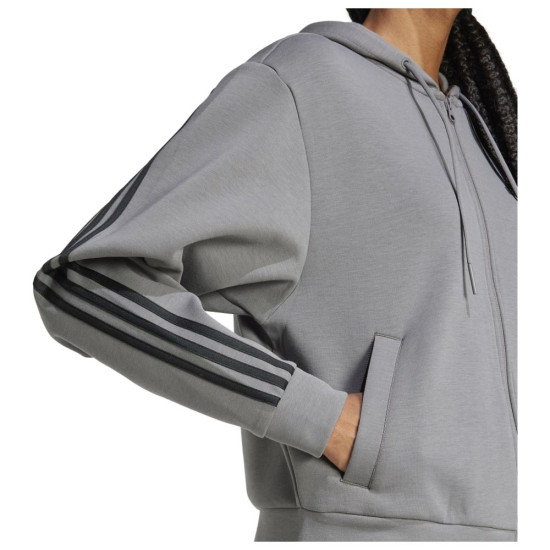 Adidas Γυναικεία ζακέτα Fleece 3-Stripes Full-Zip Hoodie
